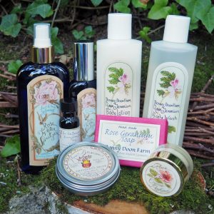 Rose and Rose Geranium